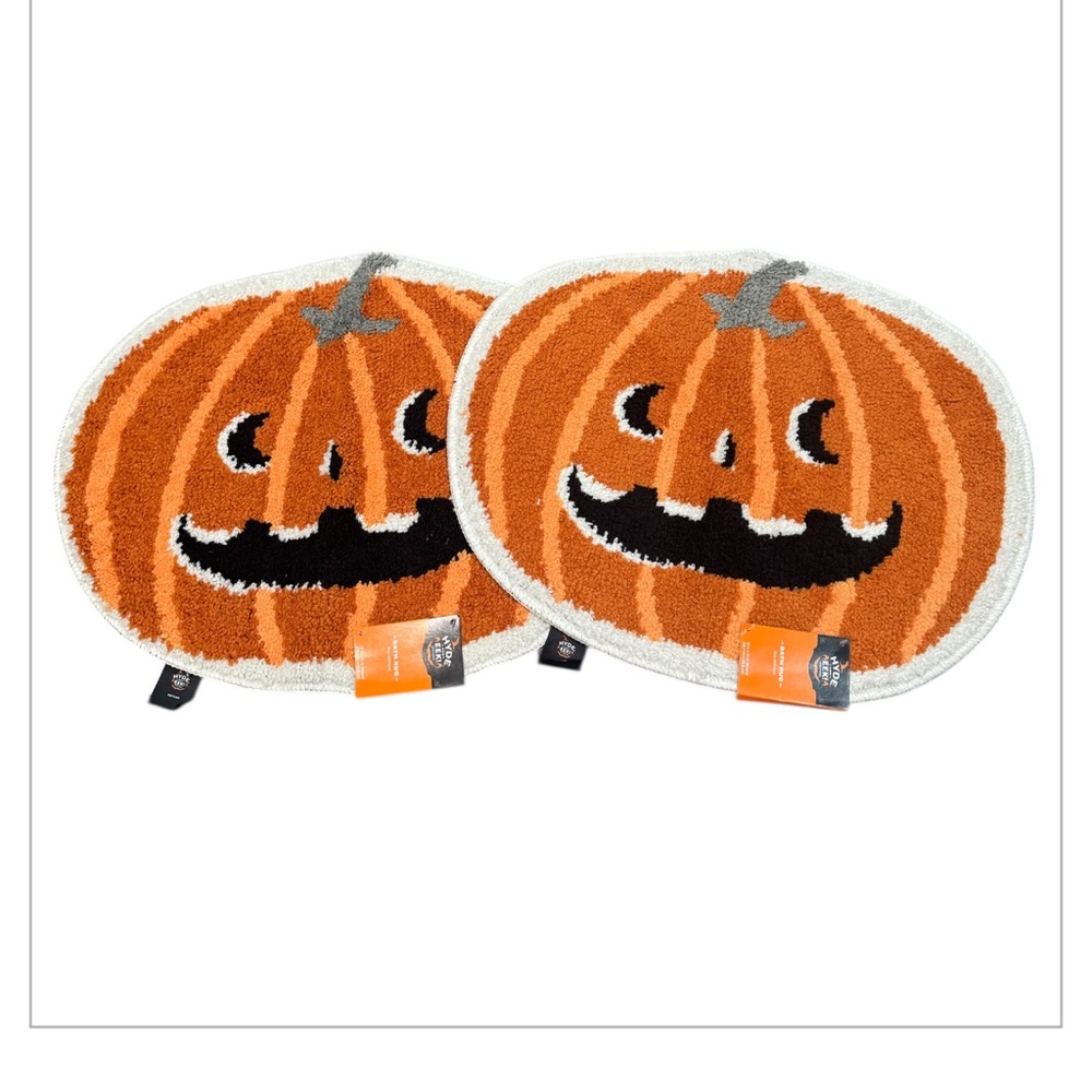HIDE & EEK Pumpkin Bath Mats 18x22
